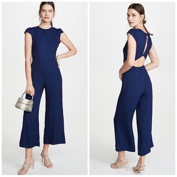 Reformation Mayer Jumpsuit in Danube Blue - Picture 1 of 8